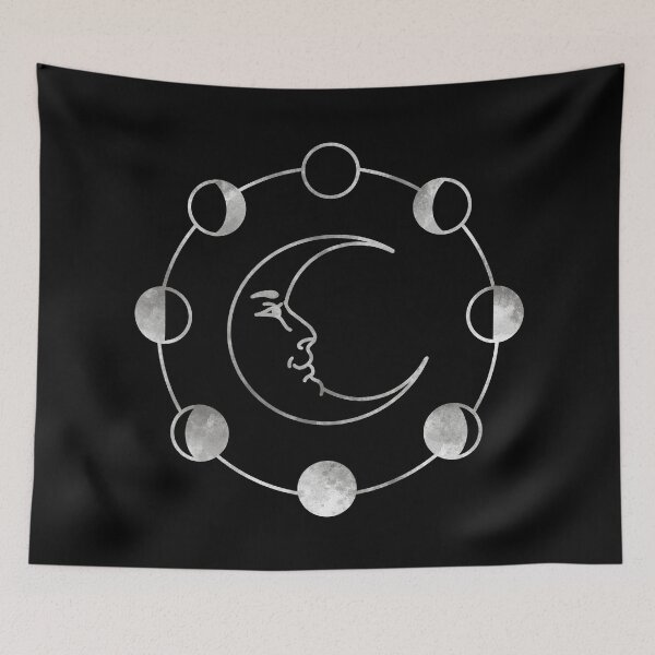 Item preview, Celestial Moon Phases designed and sold by ethnicdrawing.
