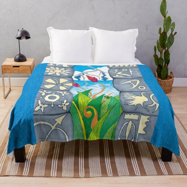Aperçu de l'œuvre Mer bleue à travers la fenêtre partie 2 créée et vendue par ArtBannerDesign.