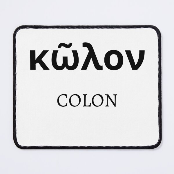 Item preview, colon ancient greek symbol designed and sold by EnjoyLifeMerch.