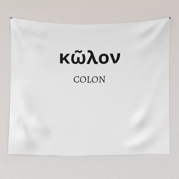 Item preview, colon ancient greek symbol designed and sold by EnjoyLifeMerch.