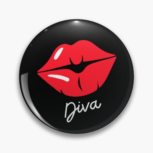 Item preview, Diva Red Lipstick Kiss - Cute designed and sold by Dip-Art.