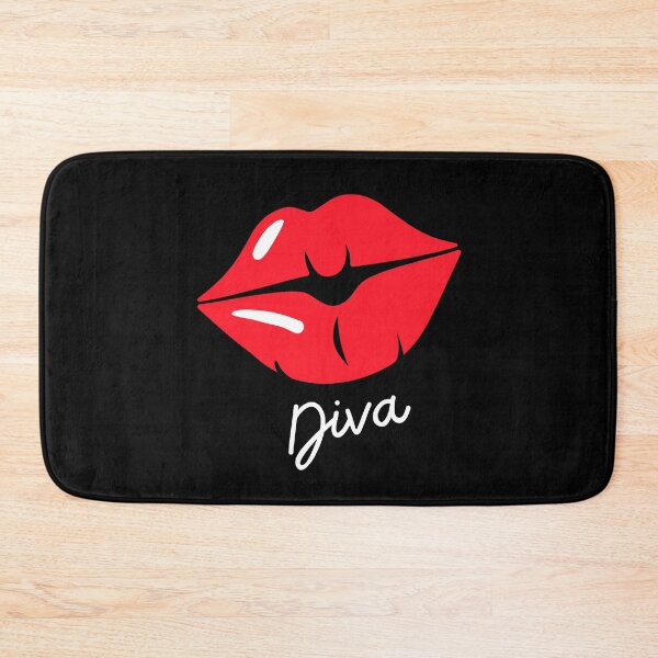 Artikelvorschau, Diva Roter Lippenstift Kuss - Süß entworfen und verkauft von Dip-Art.