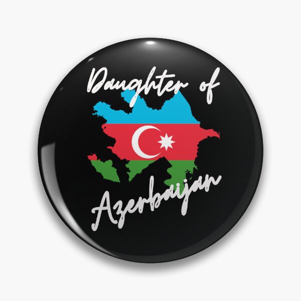Item preview, Daughter of Azerbaijan Map Flag designed and sold by NovawayDirect.