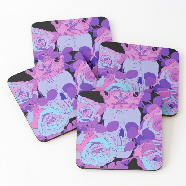Item preview, CLEAR Royal Skull With Roses designed and sold by ehbohni.