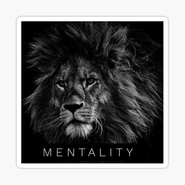 Lion Mentality Gifts Merchandise Redbubble