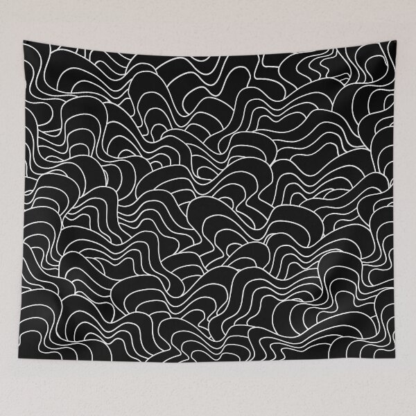 Item preview, Abstract pattern - black and white. designed and sold by K.S ART.