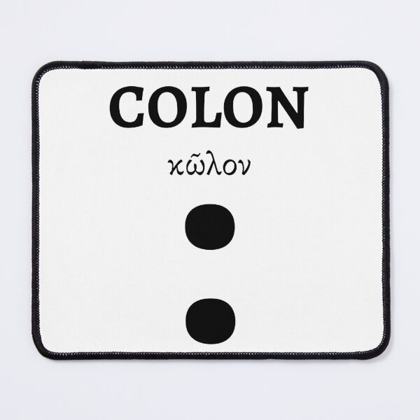 Item preview, colon symbol ancient greek double dot designed and sold by EnjoyLifeMerch.