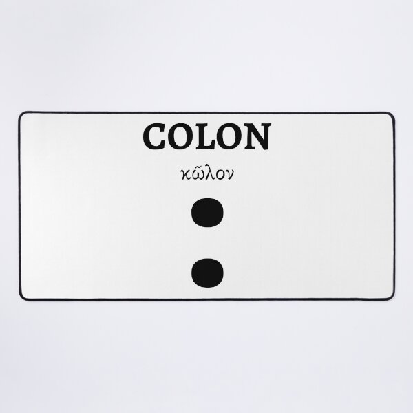 Item preview, colon symbol ancient greek double dot designed and sold by EnjoyLifeMerch.