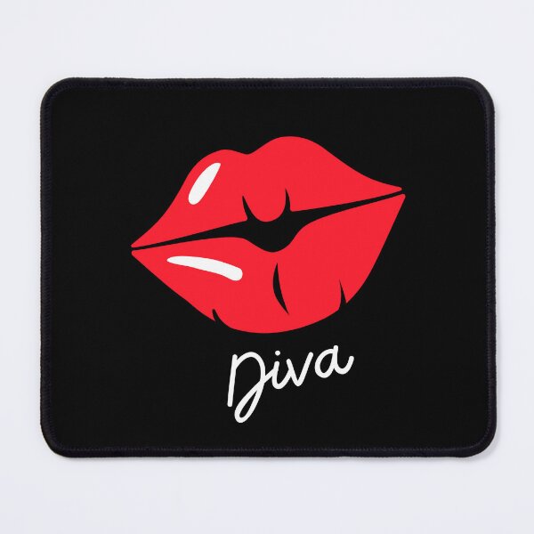 Item preview, Diva Red Lipstick Kiss - Cute designed and sold by Dip-Art.
