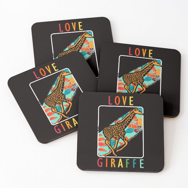 Item preview, Love Giraffe Safari African Wild Animals Wildlife Wilderness designed and sold by TomGiantDesigns.