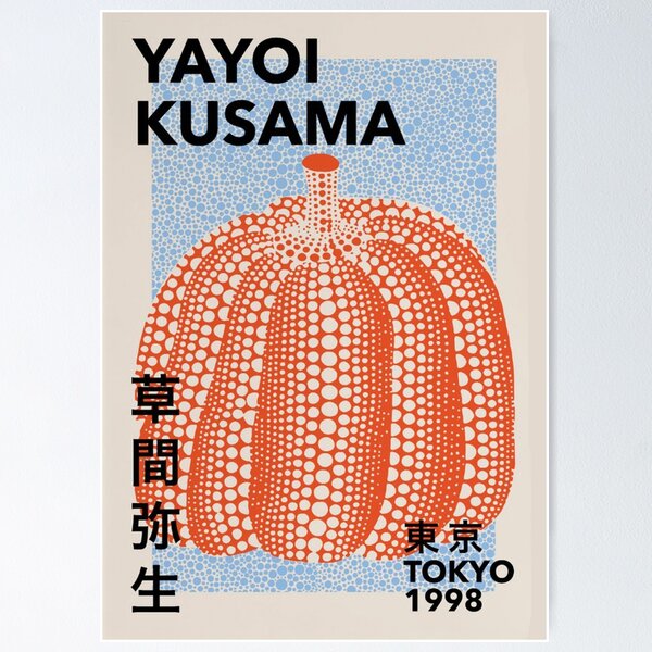 Citrouille Yayoi Kusama - Tokyo 1998 Poster