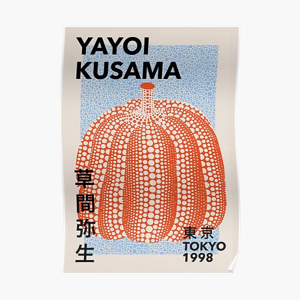 Kürbis Yayoi Kusama - Tokio 1998 Poster