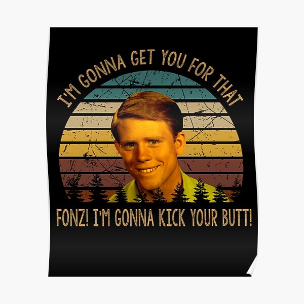 "Richie Cunningham character graphic" Poster by RaCunha2100 Redbubble