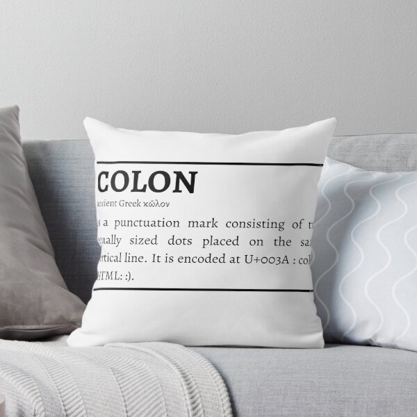 Item preview, Colon symbol definition and meaning designed and sold by EnjoyLifeMerch.