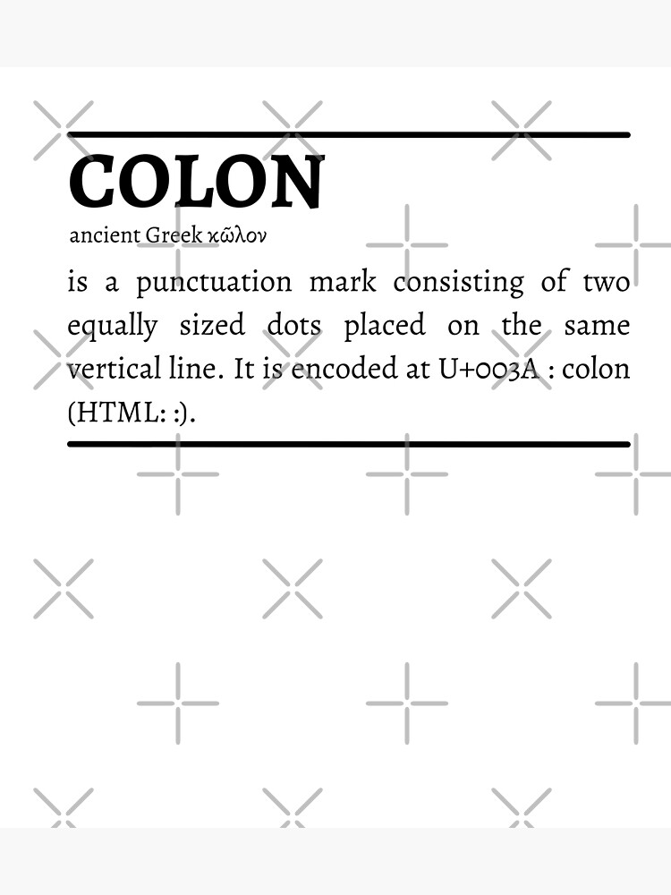 colon-symbol-definition-and-meaning-poster-for-sale-by-enjoylifemerch