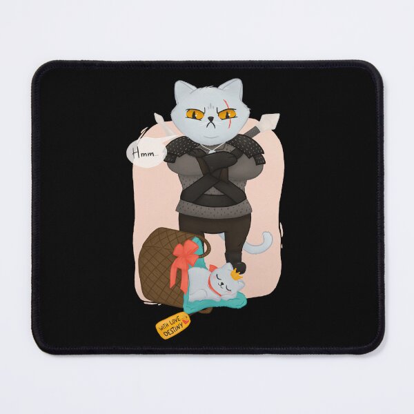 Item preview, Child Of Surprise Geralt Cat Edition designed and sold by LenasScribbles.