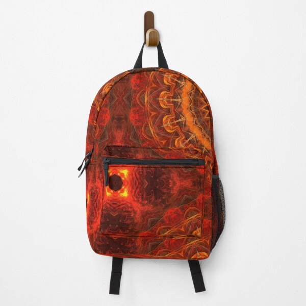 Item preview, Finely-detailed mandala in orange colours designed and sold by effervescence.