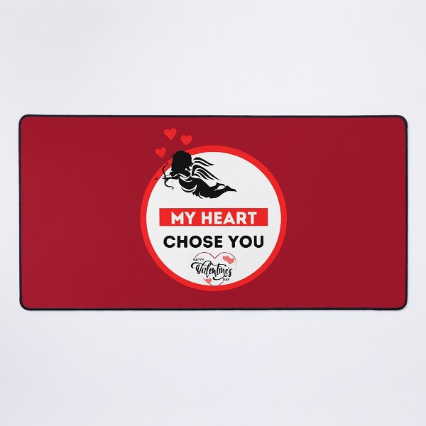 Item preview, MY HEART CHOSE YOU - Cupid HAPPY VALENTINE'S DAY designed and sold by OMdesign10.