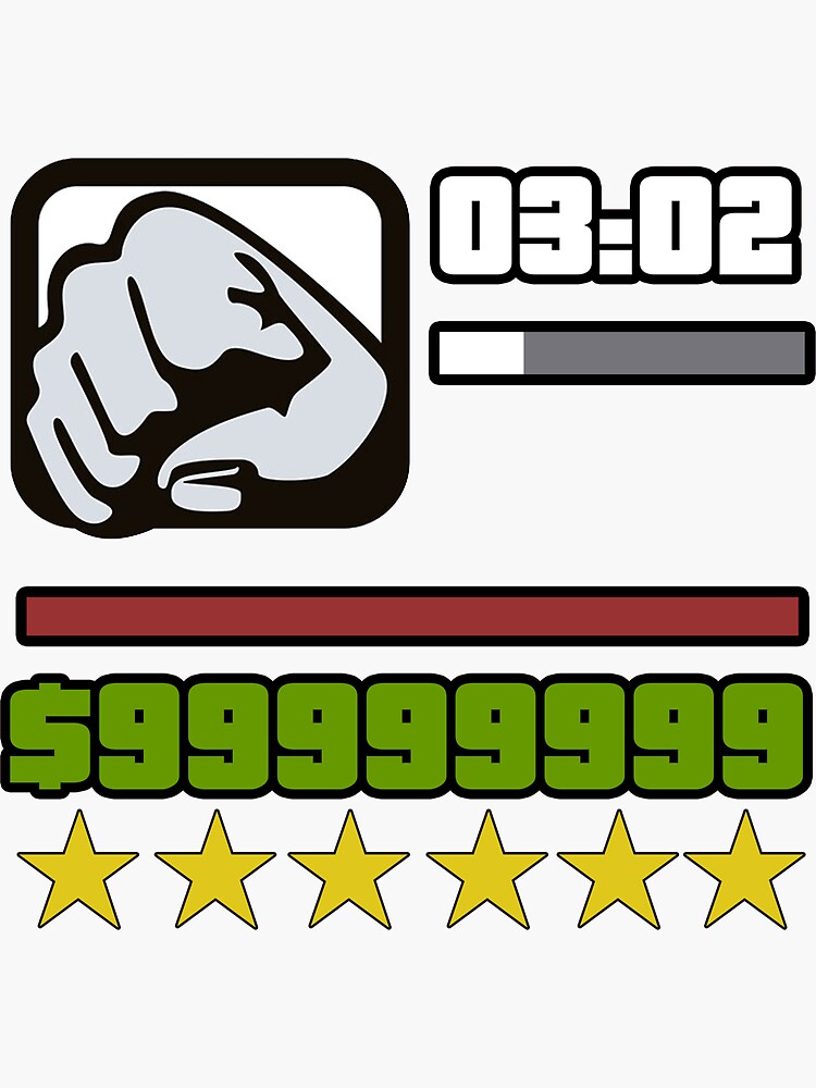 "Grand Theft Auto San Andreas is a classic GTA game." Sticker for Sale