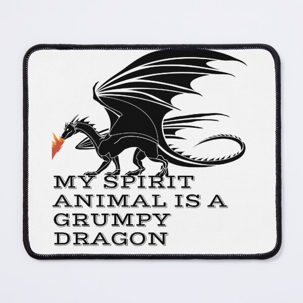 Item preview, my spirit animal is a grumpy dragon designed and sold by SENMARO100.