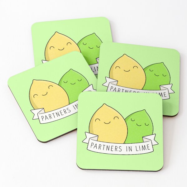 Item preview, Partners in Lime - Cute Lemon Lime Design designed and sold by BaconPancakes21.
