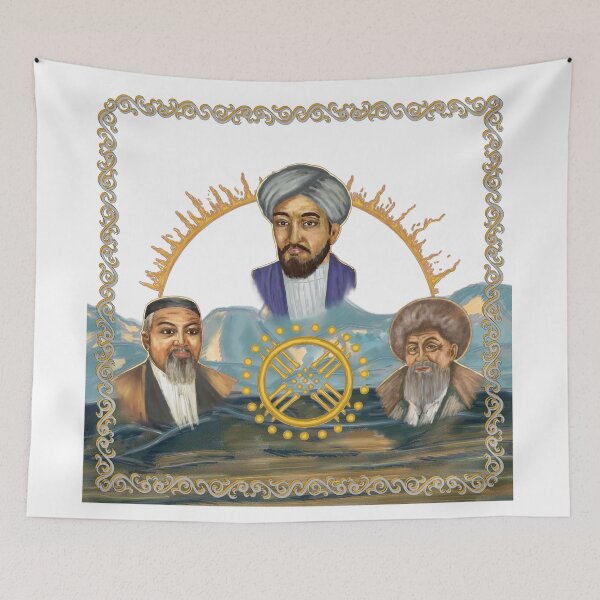 Item preview, 3 wise me. Al-Farabi; Abay; Zhambyl Zhabaev. designed and sold by DilaraSmirnova.