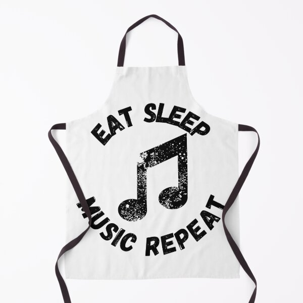 Item preview, Eat Sleep Music Repeat Quaver Distressed Grunge Effect designed and sold by LuckyKermit.