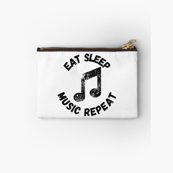 Item preview, Eat Sleep Music Repeat Quaver Distressed Grunge Effect designed and sold by LuckyKermit.