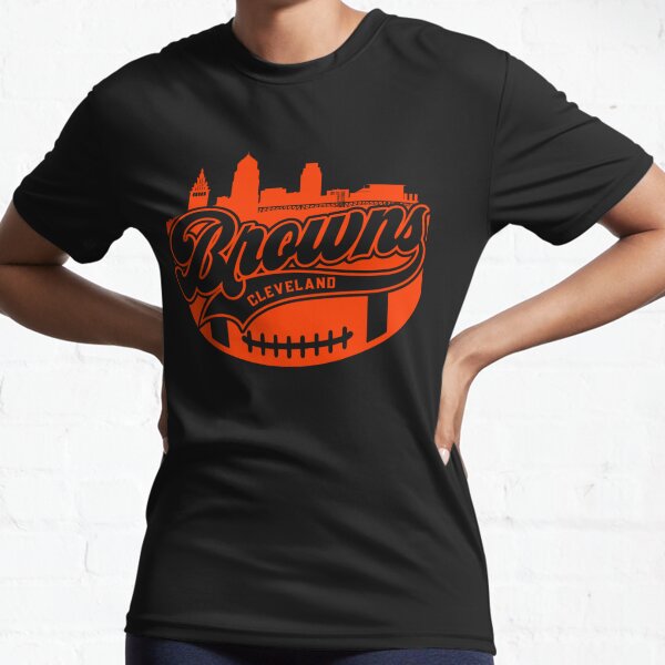 Large) New Cleveland Browns Cityscape Shirt