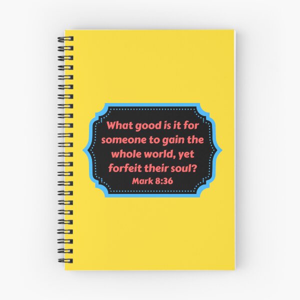 Item preview, Bible Verse Mark 8:36 designed and sold by Prayingwarrior.