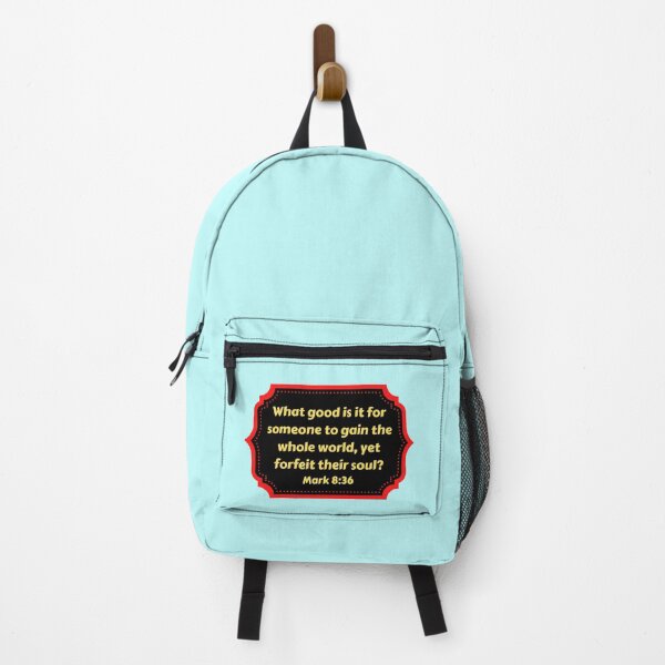 Item preview, Bible Verse Mark 8:36 designed and sold by Prayingwarrior.