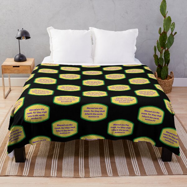 Item preview, Bible Verse Matthew 5:5 designed and sold by Prayingwarrior.