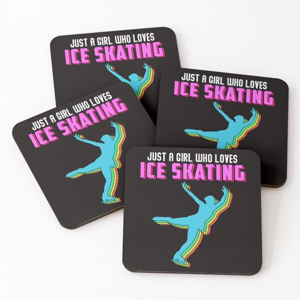 Item preview, Girl Who Loves Ice Skating Winter Sports Figure Skater Skate designed and sold by TomGiantDesigns.