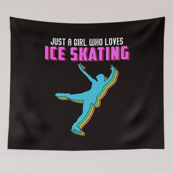Item preview, Girl Who Loves Ice Skating Winter Sports Figure Skater Skate designed and sold by TomGiantDesigns.