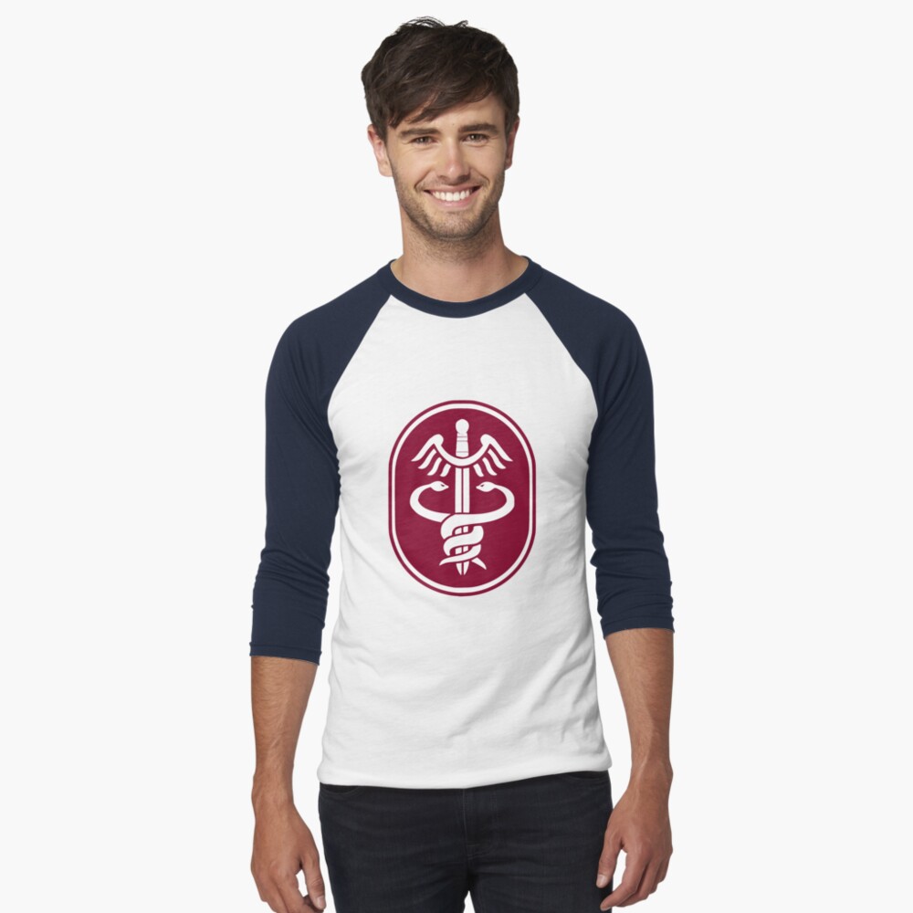 Aperçu de l'œuvre T-shirt baseball manches ¾ créée et vendue par wordwidesymbols.