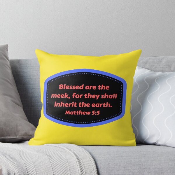 Item preview, Bible Verse Matthew 5:5 designed and sold by Prayingwarrior.
