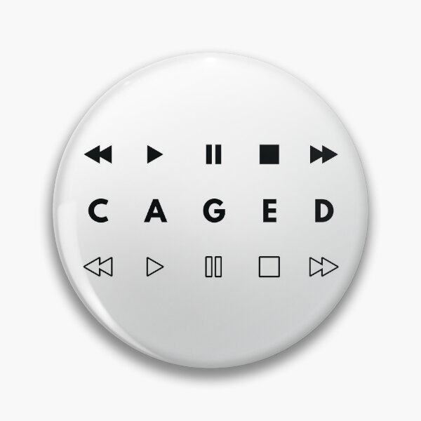 Item preview, CAGED System Music Player Buttons Light Theme designed and sold by nightsworthy.