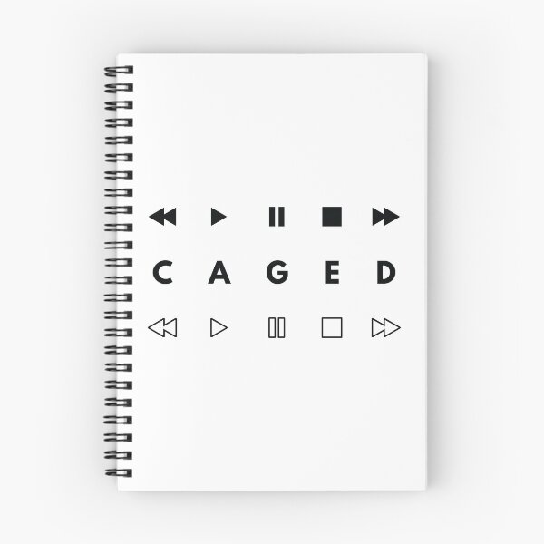 Item preview, CAGED System Music Player Buttons Light Theme designed and sold by nightsworthy.