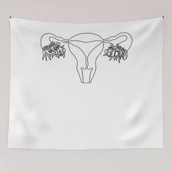Item preview, Underwater uterus transparent - big logo Classic designed and sold by PattiRaffensbe.