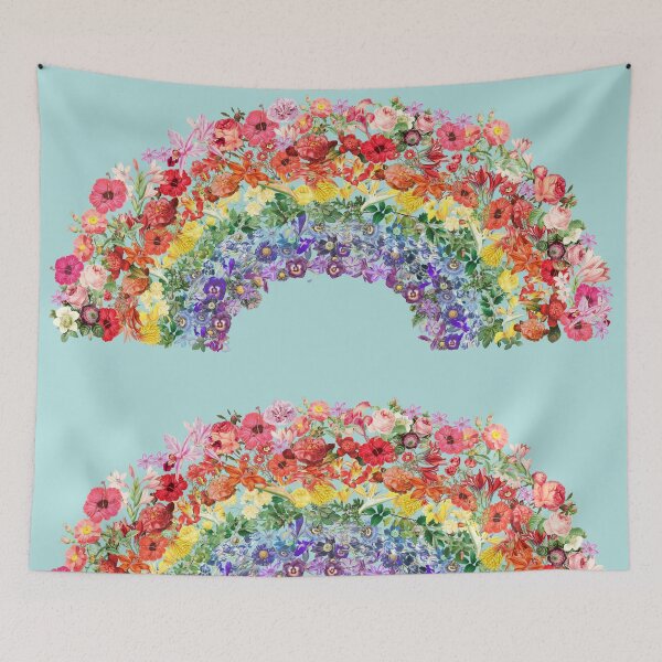Item preview, Beautiful Vintage Flower Rainbow Design designed and sold by TrulyEpoque.