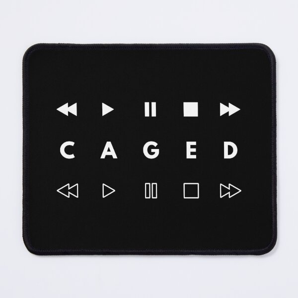 Item preview, CAGED System Music Player Buttons Dark Theme designed and sold by nightsworthy.