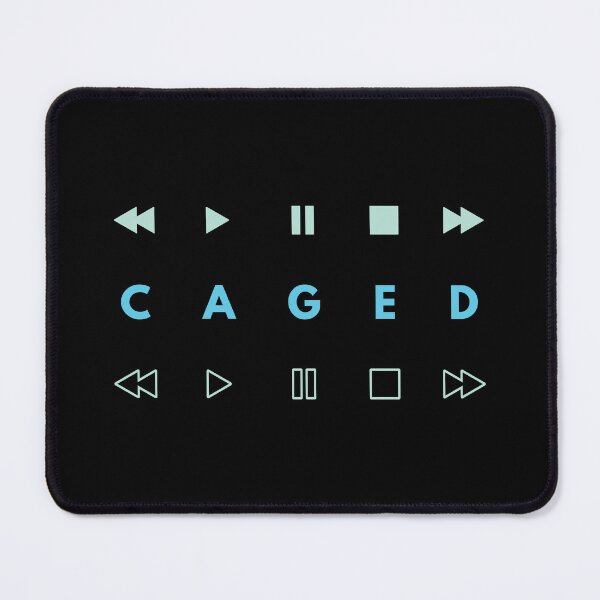 Item preview, CAGED System Music Player Buttons Light Blue designed and sold by nightsworthy.