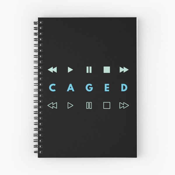 Item preview, CAGED System Music Player Buttons Light Blue designed and sold by nightsworthy.