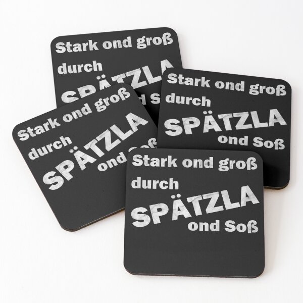 Item preview, Strong and big with spaetzla and sauce - white designed and sold by saechla.