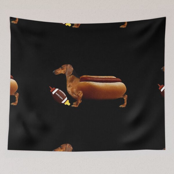 Item preview, DACHSHUND WIEINER DOG WITH FOOT BALL-KETCHUP & MUSTARD-- VERSION TWO VARIOUS APPAREL designed and sold by ✿✿ Bonita ✿✿ ђєℓℓσ.