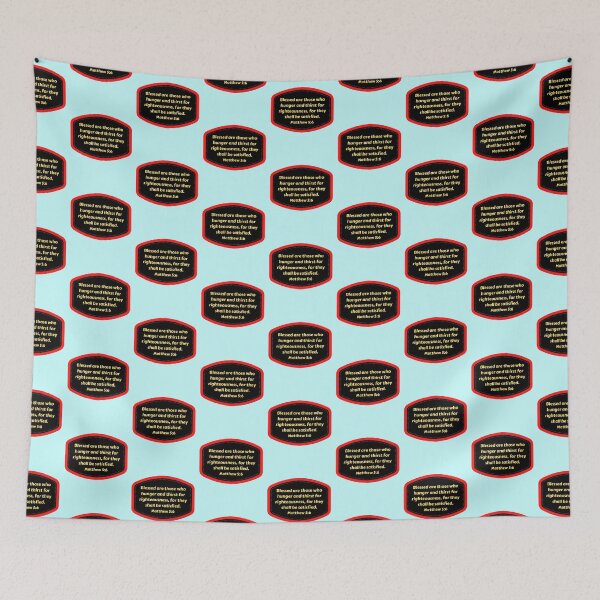 Item preview, Bible Verse Matthew 5:6 designed and sold by Prayingwarrior.