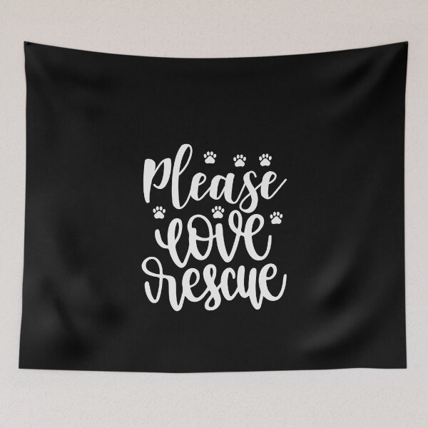 Item preview, Please Love Rescue Dog Dogs designed and sold by Superhero Gear.