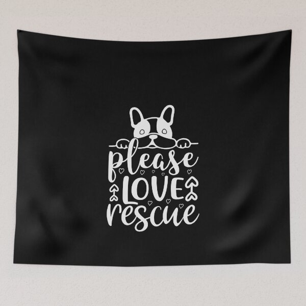 Item preview, Please Love Rescue 2 Dog Dogs designed and sold by Superhero Gear.