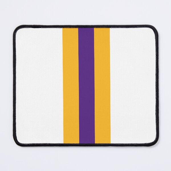 Item preview, Retro American Basketball Stripes LA, White, Yellow, Purple  designed and sold by Sporting Colour.