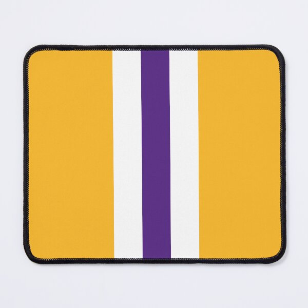 Item preview, Retro American Basketball Stripes LA, Yellow, White, Purple   designed and sold by Sporting Colour.